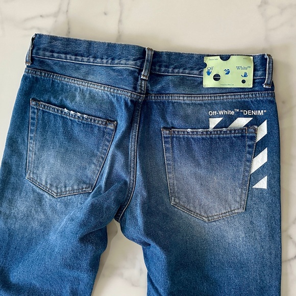 Off White washed Jeans - Picture 1 of 8